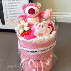 Factory Direct Supply Butter Bear Doll Bouquet UV Resistant Knit Valentine's Day Birthday Gift