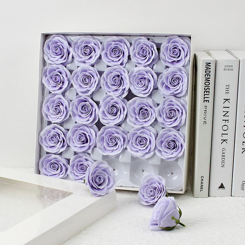 Taixi wholesale seven-layer awakening soap flower rose head simulation immortal flower rose handmade DIY bouquet material