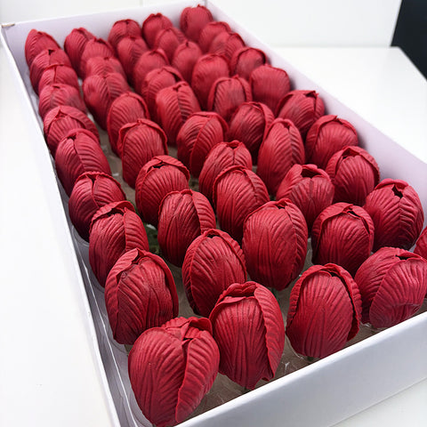 New product simulation tulip flower head soap flower mother's day send mother arrangement flower accessories handmade materials