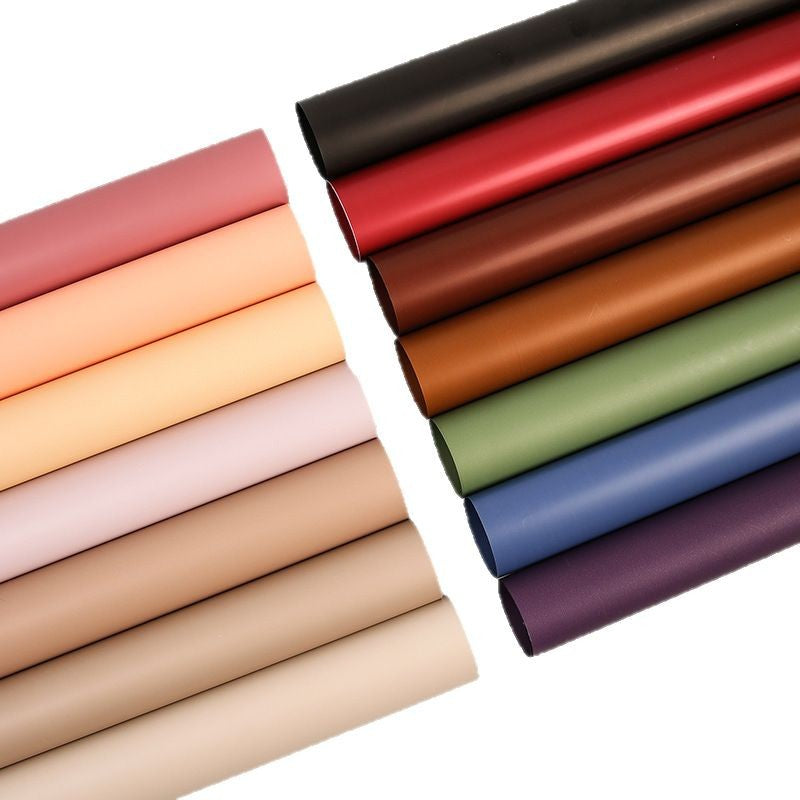 9 silk waterproof thickened flower wrapping paper matte solid color Ouya paper encounter series flower shop wrapping paper