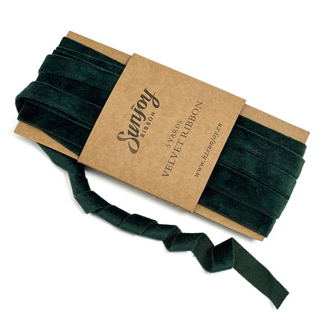 Dutch Velvet Ribbon Roll Modern Velvet Gift Ribbon for Handmade Craft Ornaments Wedding Gift Wrapping
