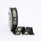 bronzing ribbon Korean version ribbon ribbon webbing flower bouquet packaging bow gift box decoration