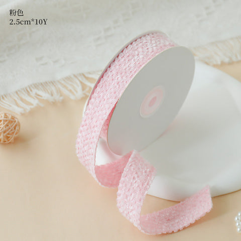 Waltz Fluffy Textured Ribbon Flower Bouquet Bag Decorative Ribbon Gift Ribbon Floral DIY Florist Materials