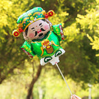 The new God of Wealth large clip balloon All the best cartoon aluminum film clip balloon stall good things recommended