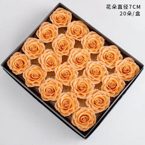 Qixi Festival new soap flower head pride rose aromatherapy immortal flower seven layers soap flower simulation flower wholesale