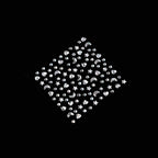 Star diamond sticker flower shop bouquet decoration rhinestone sticker flower petal letter diamond flower art packaging consumables
