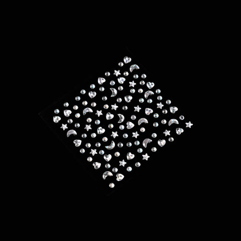 Star diamond sticker flower shop bouquet decoration rhinestone sticker flower petal letter diamond flower art packaging consumables
