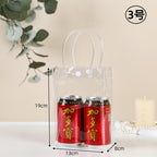 Environmentally Transparent PVC Wedding Gift Box Waterproof Transparent Bridesmaid Gift Bag Paper Box