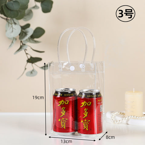 Environmentally Transparent PVC Wedding Gift Box Waterproof Transparent Bridesmaid Gift Bag Paper Box