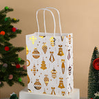 Christmas gift bag cartoon christmas tree souvenir bag holiday party snack packaging bag kraft paper bag