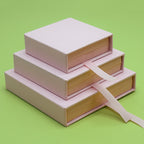 Customized Eco-friendly Portable Reusable Handmade Paperboard Jewelry Drawer Packaging Gift Box