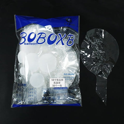Bobo ball Internet celebrity balloon Transparent balloon 18 inch 20 inch 24 inch 36 inch bag round Bobo ball night market factory direct sales