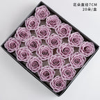 Qixi Festival new soap flower head pride rose aromatherapy immortal flower seven layers soap flower simulation flower wholesale