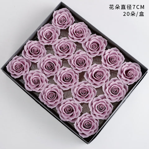 Qixi Festival new soap flower head pride rose aromatherapy immortal flower seven layers soap flower simulation flower wholesale