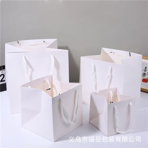 Cross-border kraft paper bag small gift bag flower tote bag cake packaging bag clothing oversized gift bag wholesale