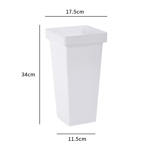 Wake flower bucket flower shop special Hong Kong-style square flower bucket wholesale stall household dried flowers flower growing bucket Wake flower bucket