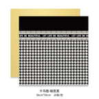 New Hera light luxury paper series flower wrapping paper red bouquet thousand bird grid thickened waterproof bag flower paper material