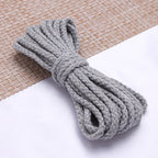 Spot 5mm colored eight-strand cotton rope, handmade DIY woven hemp rope, drawstring, trouser belt binding rope, hollow 8-strand cotton rope