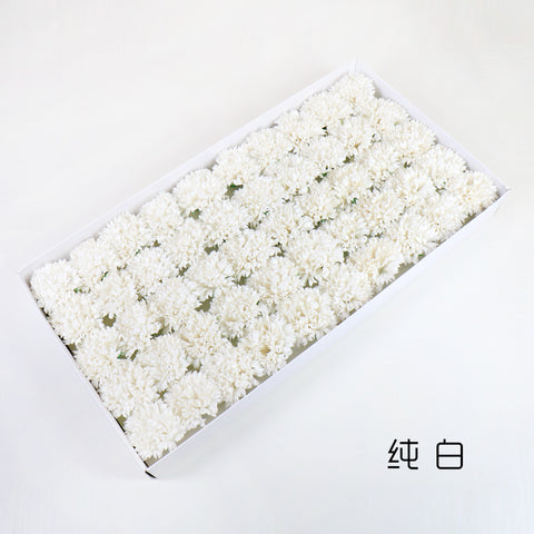 Soap flower head, carnation soap flower, artificial flower head, flower head festival bouquet gift box, DIY materials, flowers
