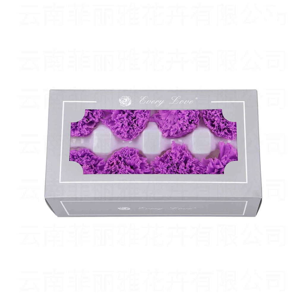 Eternal Flower 4-5cm A Grade Carnation Flower Head DIY Material 8 Packs Yunnan Wholesale Eternal Carnation Flower Head