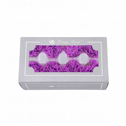 Eternal Flower 4-5cm A Grade Carnation Flower Head DIY Material 8 Packs Yunnan Wholesale Eternal Carnation Flower Head