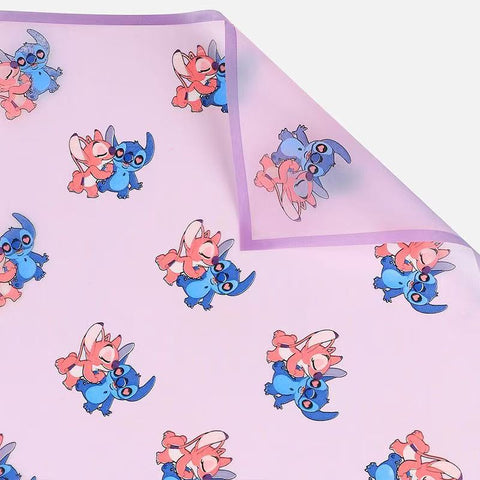 Floral Materials Stitch Cute Cartoon Bouquet Wrapping Paper Mist Paper Waterproof Bouquet Gift Wrapping Florist Supplies
