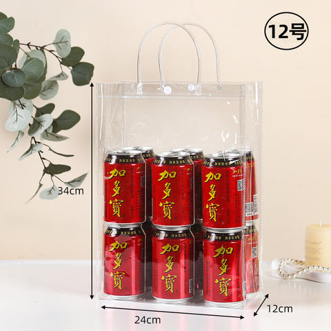 Environmentally Transparent PVC Wedding Gift Box Waterproof Transparent Bridesmaid Gift Bag Paper Box