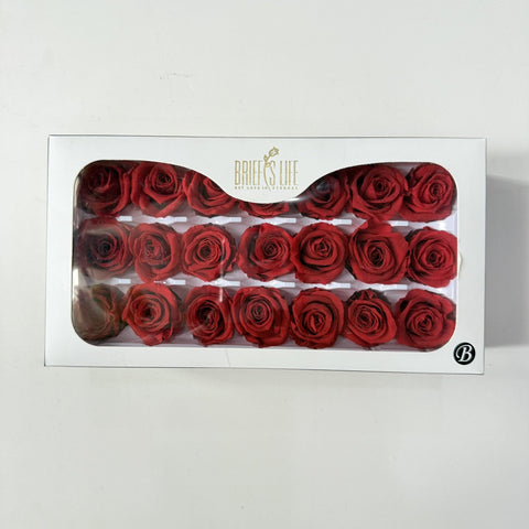 Flower directly from the manufacturer Yunnan Baohua rose head newcomers must buy eternal flower rose B grade 2-3cm flower head
