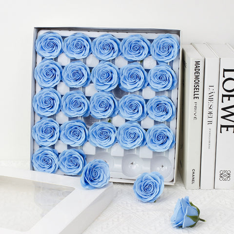 Taixi wholesale seven-layer awakening soap flower rose head simulation immortal flower rose handmade DIY bouquet material