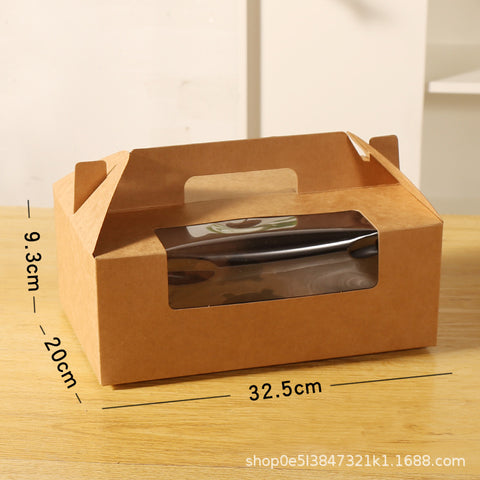 1/2/4/6/12 capsules window muffin box baking snow meiniang egg tart box packaging box cupcake packaging box