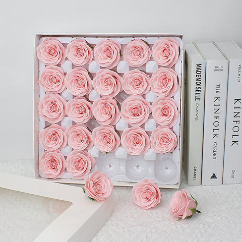 Taixi wholesale seven-layer awakening soap flower rose head simulation immortal flower rose handmade DIY bouquet material