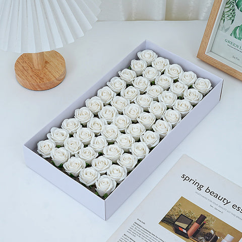 Thumbflower boxed mini soap rose bouquet, Valentine's Day gift decoration materials, wholesale preserved flowers
