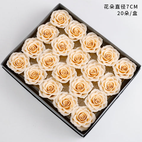 Qixi Festival new soap flower head pride rose aromatherapy immortal flower seven layers soap flower simulation flower wholesale