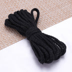 Spot 5mm colored eight-strand cotton rope, handmade DIY woven hemp rope, drawstring, trouser belt binding rope, hollow 8-strand cotton rope