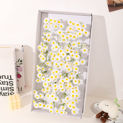 Simulation chamomile small daisy soap flower fresh bouquet packaging decoration fake flower with flower handmade DIY decoration material