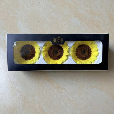 Eternal Sunflower Eternal Flower Sunflower Flower Head Material Keep Flower Sunflower Flower Head Spot Wholesale
