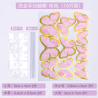 Vibrant Yellow Blue Pink Art Deco Paper Butterfly Cake Toppers for Home Decoration and Anniversary Celebrations