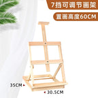 Wooden easel art student special oil painting stand 4k sketch sketch bracket display stand manufacturer wholesale