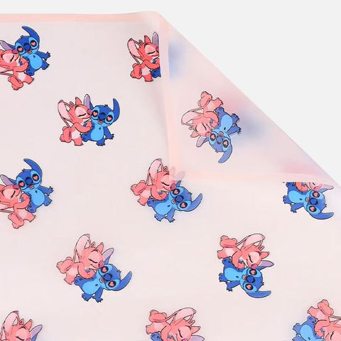 Floral Materials Stitch Cute Cartoon Bouquet Wrapping Paper Mist Paper Waterproof Bouquet Gift Wrapping Florist Supplies