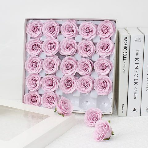 Taixi wholesale seven-layer awakening soap flower rose head simulation immortal flower rose handmade DIY bouquet material