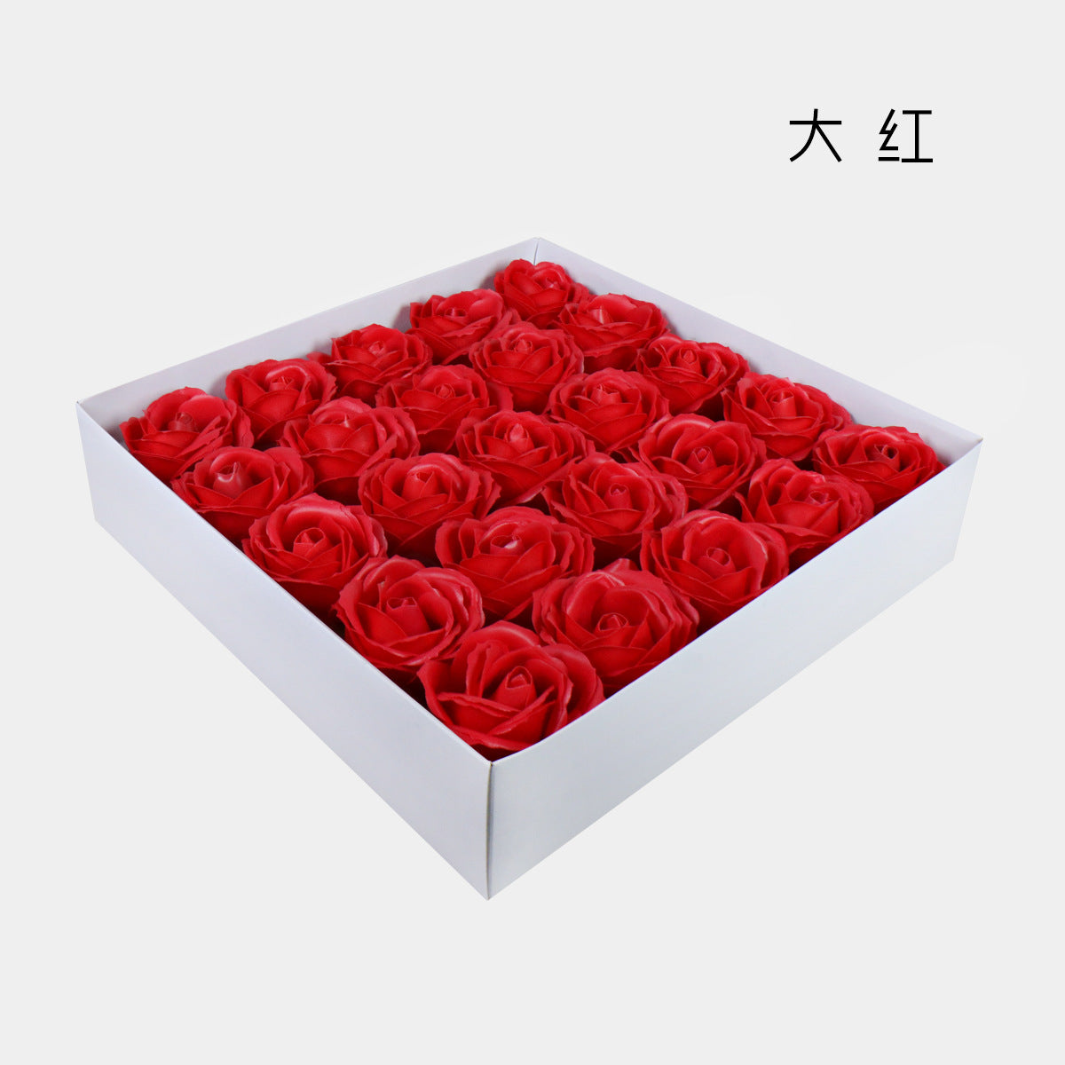 Artificial flower five-layer rose soap flower large flower head soap flower gift box bouquet flower shop festival supplies manufacturer wholesale