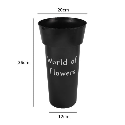 Wake flower bucket flower shop special Hong Kong-style square flower bucket wholesale stall household dried flowers flower growing bucket Wake flower bucket