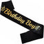 Cross-border Special for Birthday Bachelorette Party Birthday Boy Birthday Boy Shoulder Strap with Stars Etiquette Strap