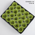 Qixi Festival new soap flower head pride rose aromatherapy immortal flower seven layers soap flower simulation flower wholesale