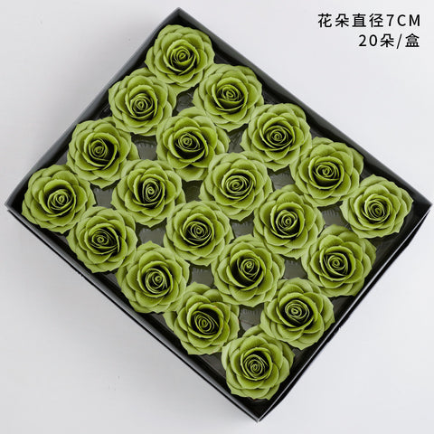 Qixi Festival new soap flower head pride rose aromatherapy immortal flower seven layers soap flower simulation flower wholesale