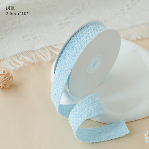 Waltz Fluffy Textured Ribbon Flower Bouquet Bag Decorative Ribbon Gift Ribbon Floral DIY Florist Materials