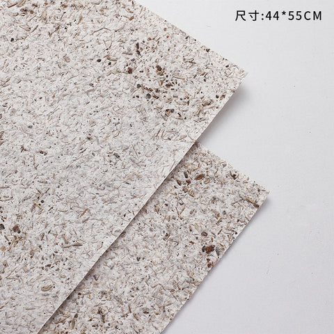 Internet celebrity handmade cloud hemp paper random pattern bark paper autumn and winter retro premium feeling bag flower paper thickened art paper wholesale