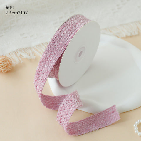 Waltz Fluffy Textured Ribbon Flower Bouquet Bag Decorative Ribbon Gift Ribbon Floral DIY Florist Materials