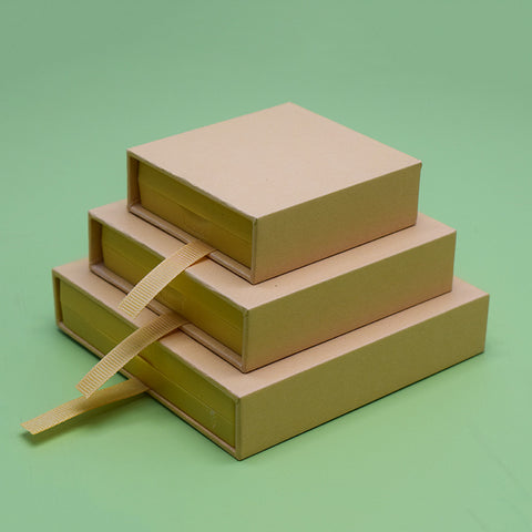 Customized Eco-friendly Portable Reusable Handmade Paperboard Jewelry Drawer Packaging Gift Box