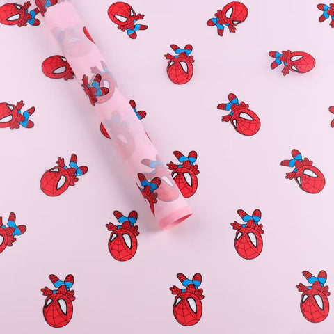 Cartoon Children's Series Waterproof Flower Wrapping Paper Spider-Man Bag Flower Paper Bouquet Packaging Materials Florist Materials